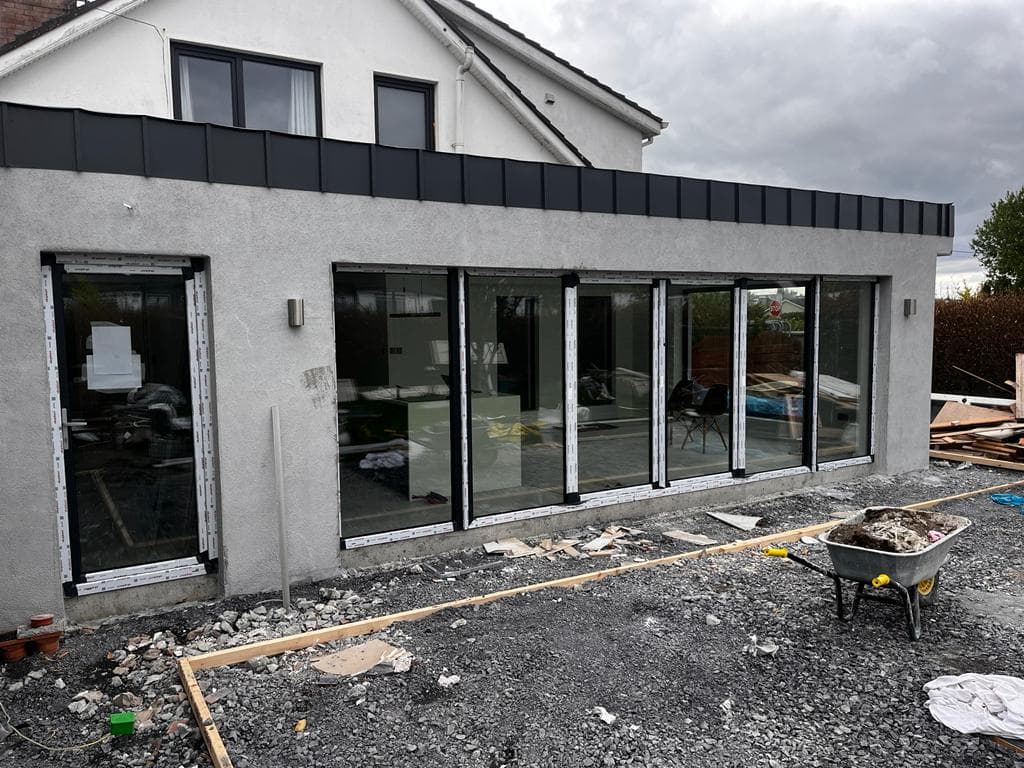 Window installation by KRB Construction and Windows in a Galway home
