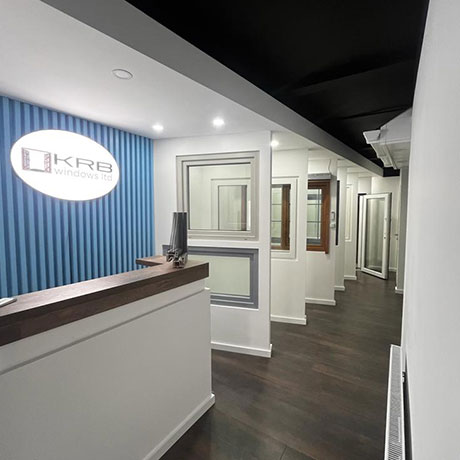 KRB Construction and Windows Ltd showroom